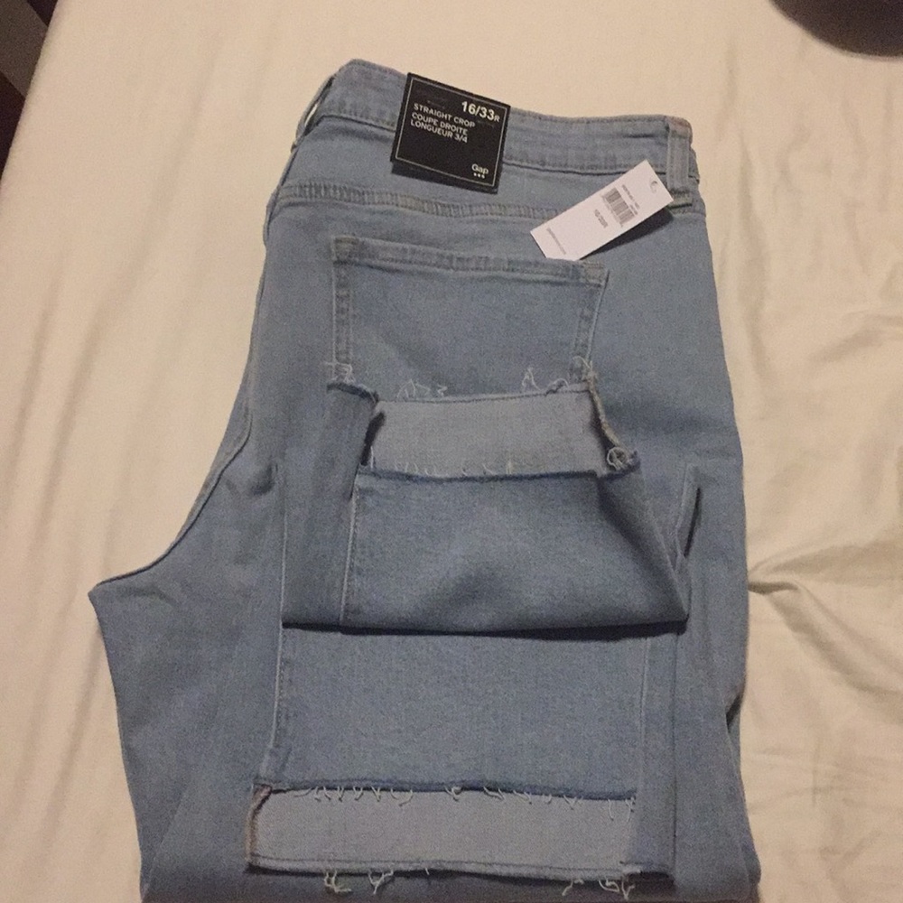 Gap cropped jeans